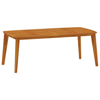 vidaXL Garden Dining Set | Natural Wood | Solid acacia wood | Large | Durable