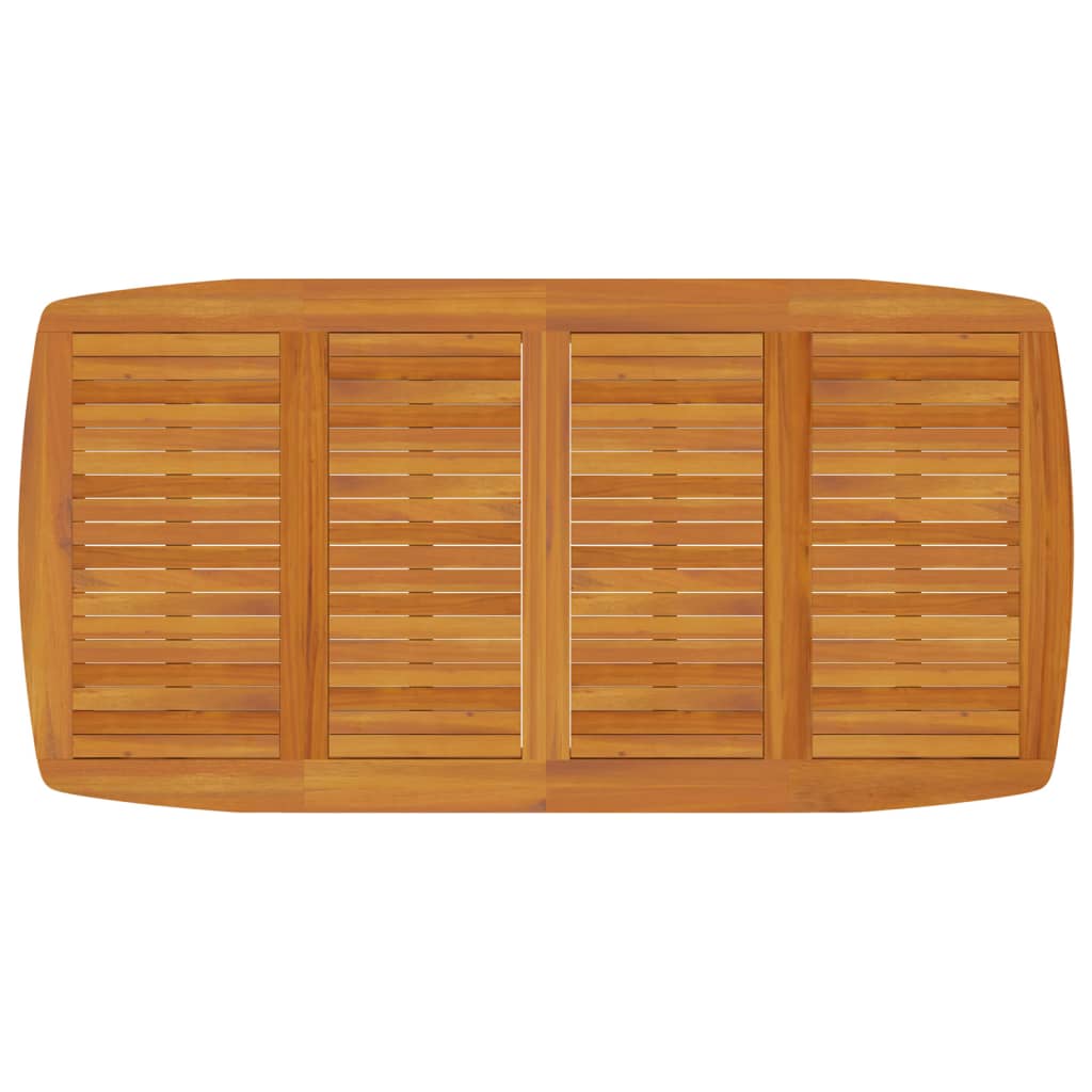 vidaXL Garden Dining Set | Natural Wood | Solid acacia wood | Large | Durable