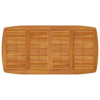 vidaXL Garden Dining Set | Natural Wood | Solid acacia wood | Large | Durable