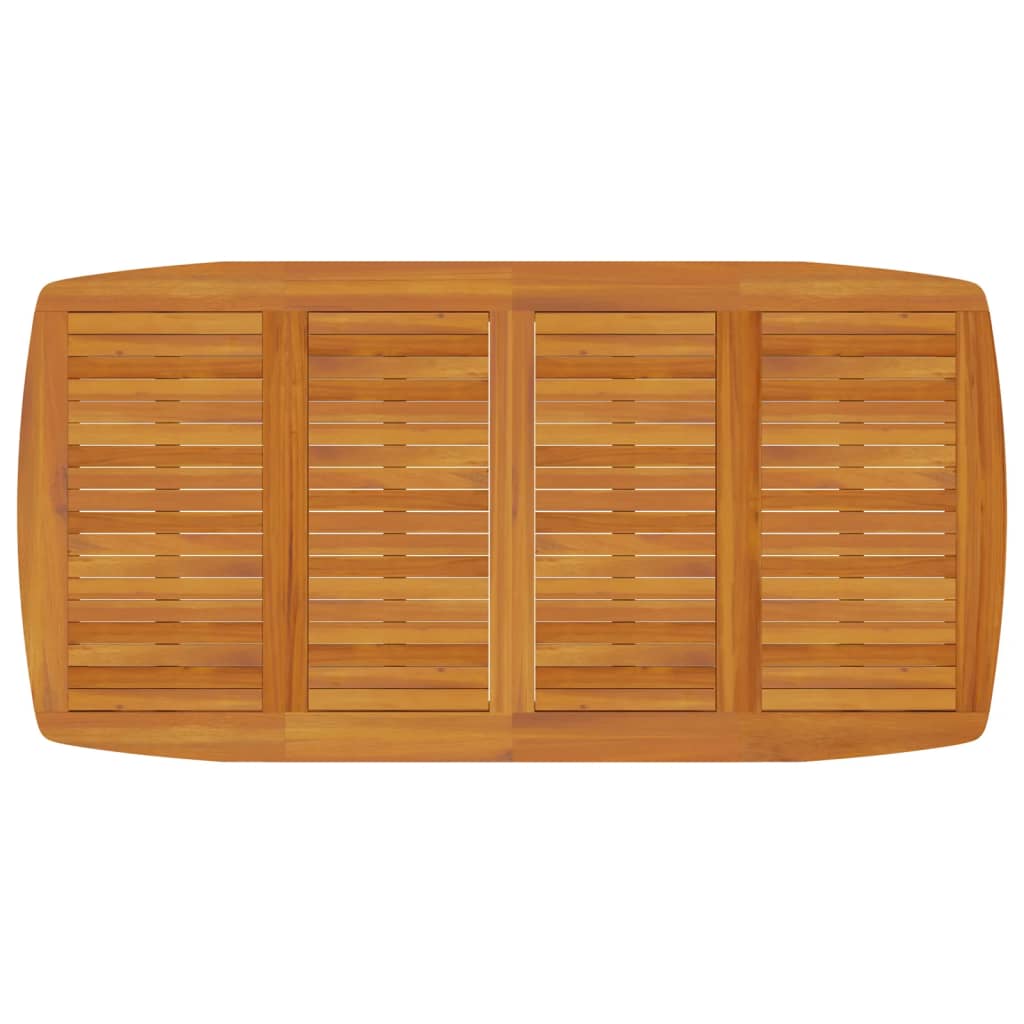 vidaXL Garden Dining Set | Brown | Solid Acacia Wood with an Oiled Finish