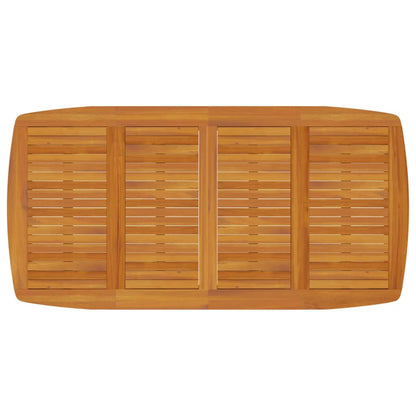 vidaXL Garden Dining Set | Brown | Solid Acacia Wood with an Oiled Finish