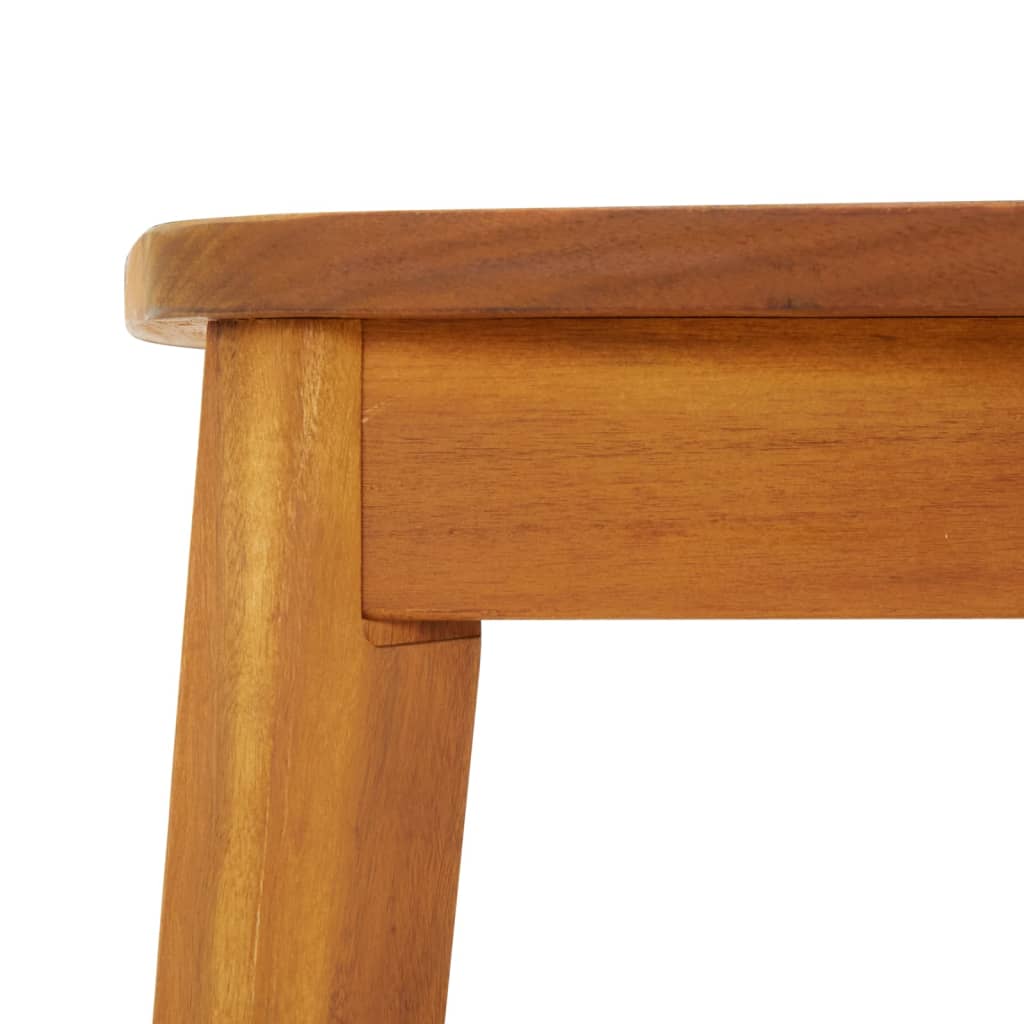 vidaXL Garden Dining Set | Brown | Solid Acacia Wood with an Oiled Finish