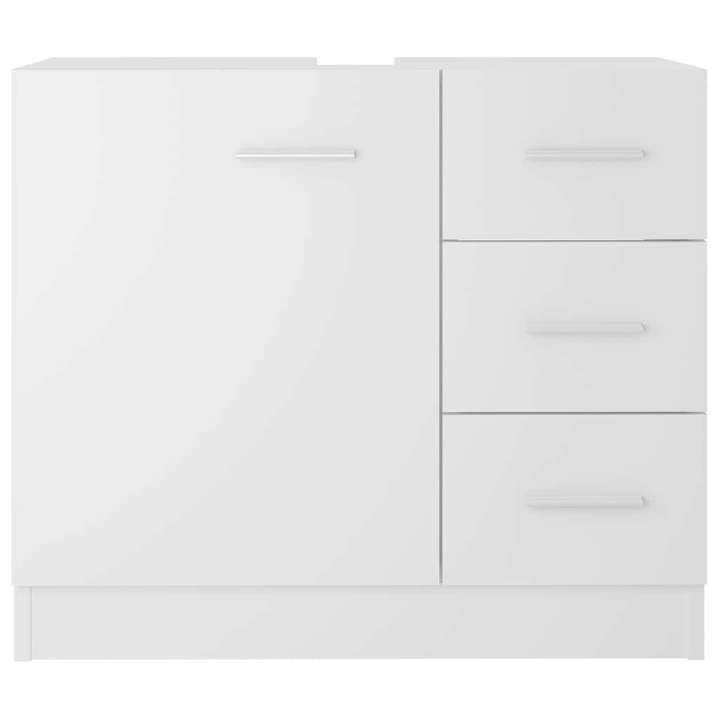 vidaXL Sink Cabinet White 63x30x54 cm Engineered Wood