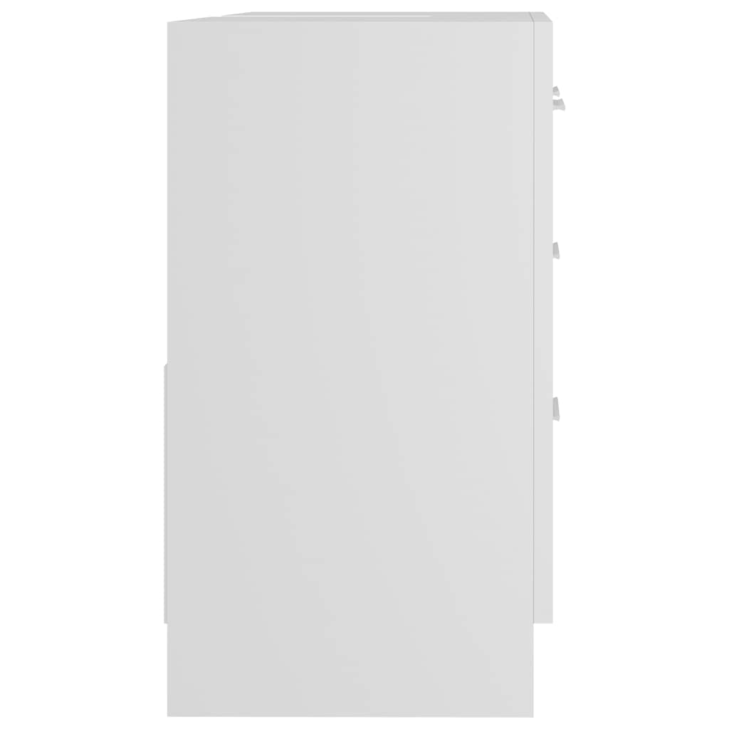 vidaXL Sink Cabinet White 63x30x54 cm Engineered Wood