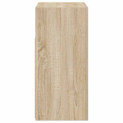 804331 vidaXL Sideboard with LED Lights Sonoma Oak 80x35x75 cm