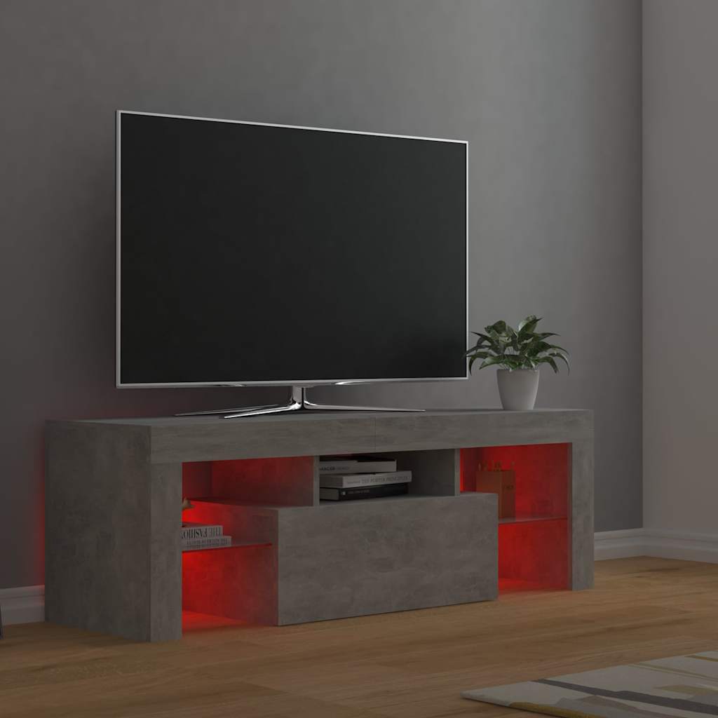 vidaXL TV Cabinet | TV Cabinet | Rectangular | Modern | LED Light Cabinet