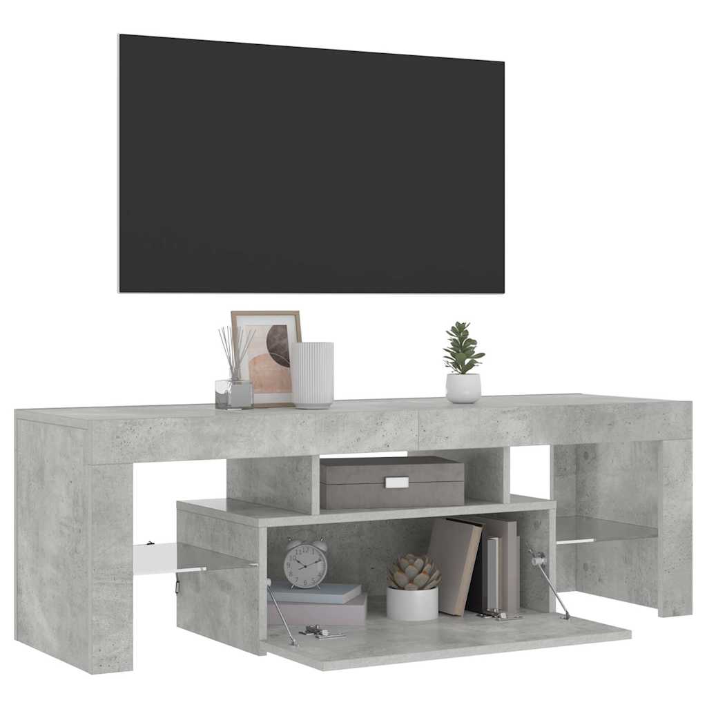 vidaXL TV Cabinet | TV Cabinet | Rectangular | Modern | LED Light Cabinet