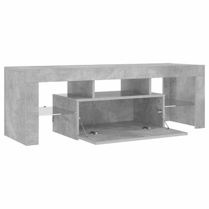 vidaXL TV Cabinet | TV Cabinet | Rectangular | Modern | LED Light Cabinet