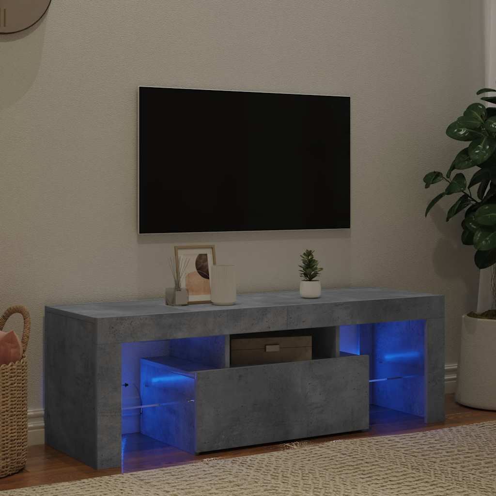 vidaXL TV Cabinet | TV Cabinet | Rectangular | Modern | LED Light Cabinet