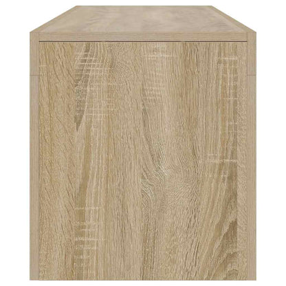 vidaXL TV Cabinet with LED Lights Sonoma Oak 140x36.5x40 cm