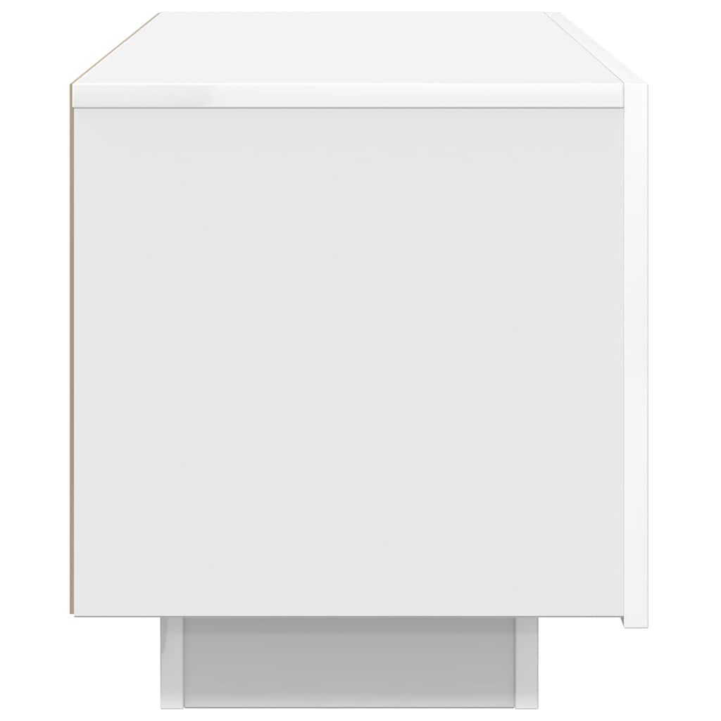 vidaXL TV Cabinet White 100x35x40 cm Engineered Wood