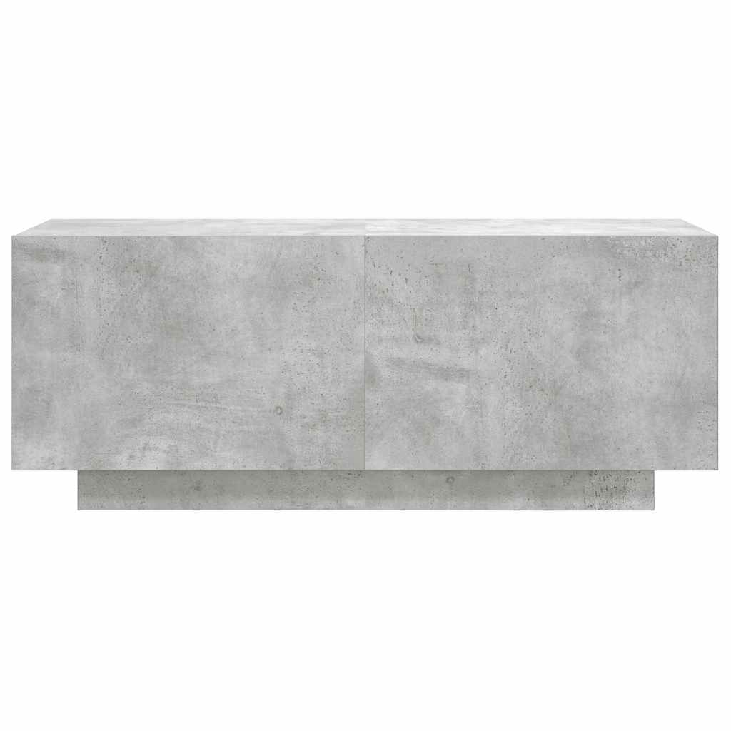 vidaXL TV Cabinet Concrete Grey 100x35x40 cm Engineered Wood