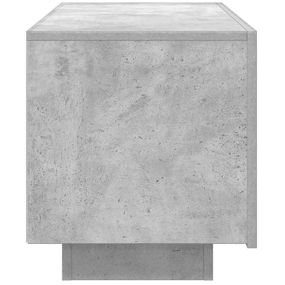 vidaXL TV Cabinet Concrete Grey 100x35x40 cm Engineered Wood