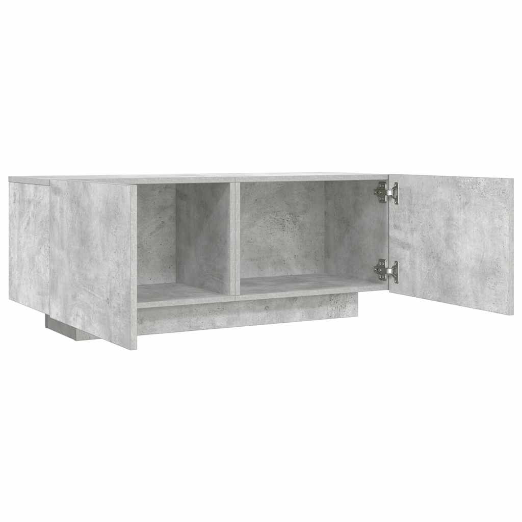 vidaXL TV Cabinet Concrete Grey 100x35x40 cm Engineered Wood