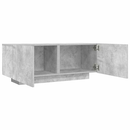 vidaXL TV Cabinet Concrete Grey 100x35x40 cm Engineered Wood