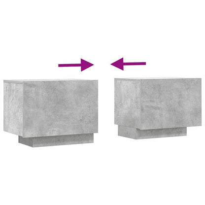 vidaXL TV Cabinet Concrete Grey 100x35x40 cm Engineered Wood