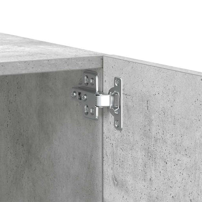 vidaXL TV Cabinet Concrete Grey 100x35x40 cm Engineered Wood