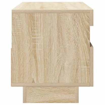 804448 vidaXL TV Cabinet with LED Lights Sonoma Oak 80x35x40 cm