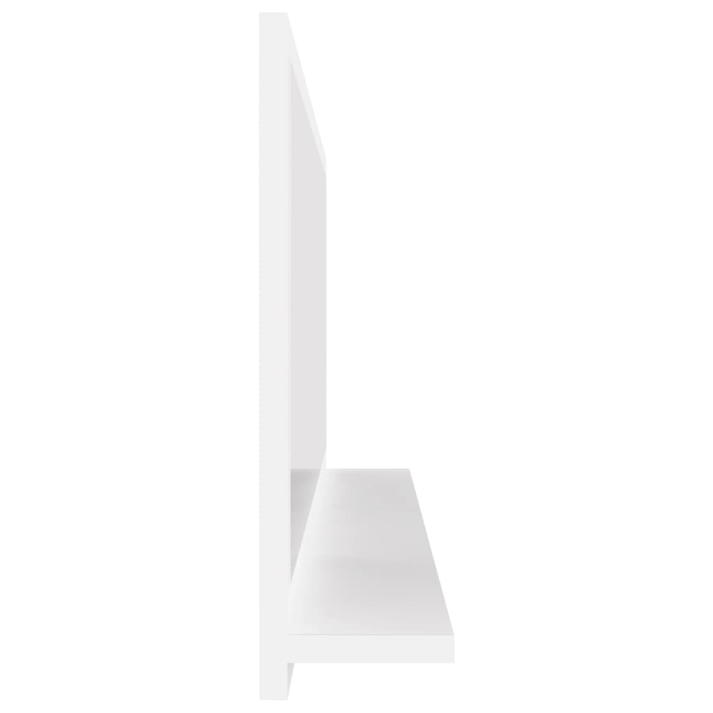 vidaXL Bathroom Mirror White 90x10.5x37 cm Engineered Wood
