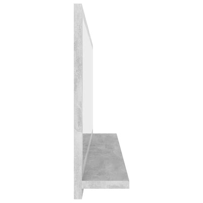vidaXL Mirror | Concrete grey | Engineered wood, acrylic | Large