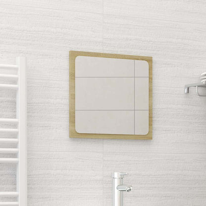 804601 vidaXL Bathroom Mirror Sonoma Oak 40x1,5x37 cm Engineered Wood