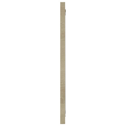 vidaXL Bathroom Mirror Sonoma Oak 80x1.5x37 cm Engineered Wood