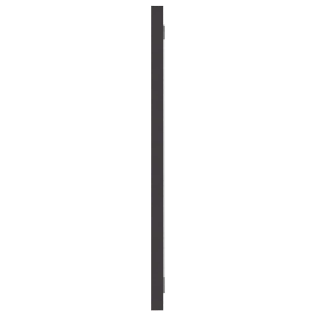 vidaXL Bathroom Mirror Grey 90x1.5x37 cm Engineered Wood