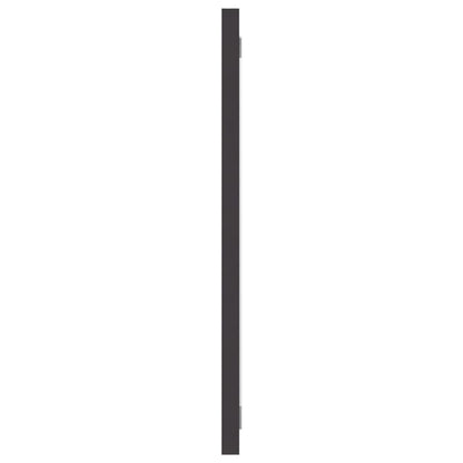 vidaXL Bathroom Mirror Grey 90x1.5x37 cm Engineered Wood