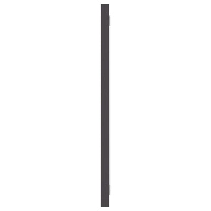 vidaXL Bathroom Mirror Grey 100x1.5x37 cm Engineered Wood