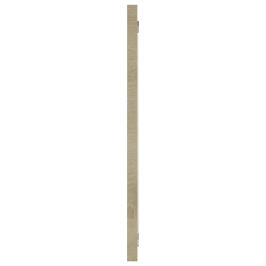 vidaXL Bathroom Mirror Sonoma Oak 100x1.5x37 cm Engineered Wood
