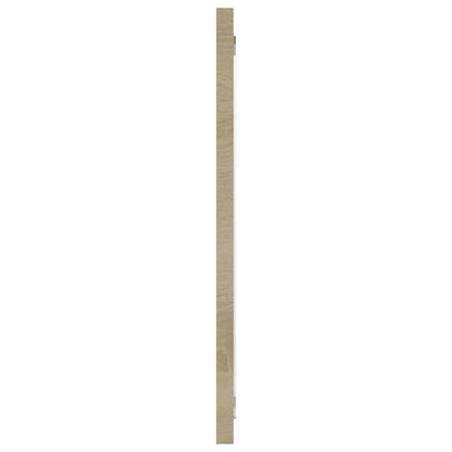 vidaXL Bathroom Mirror Sonoma Oak 100x1.5x37 cm Engineered Wood