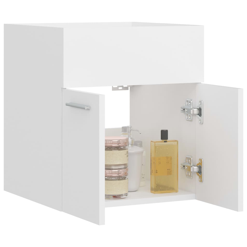 vidaXL Sink Cabinet | White | Engineered wood | Standard | Sink Cabinet