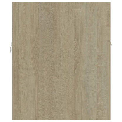 vidaXL Sink Cabinet Sonoma Oak 90x38.5x46 cm Engineered Wood