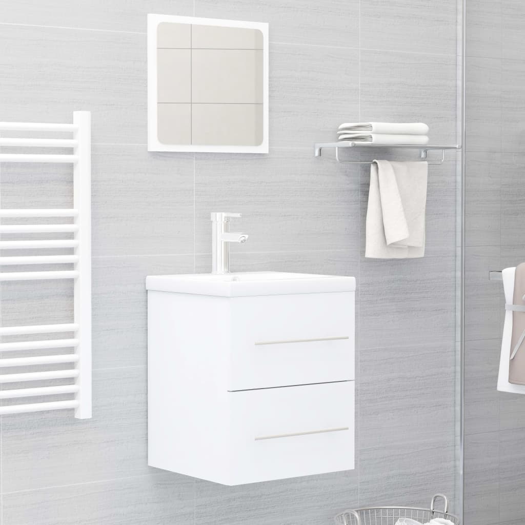 vidaXL Sink Cabinet | White | Engineered wood | 41x38.5x48 cm | Sink Cabinet