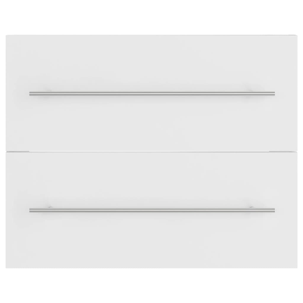 804692 vidaXL Sink Cabinet White 60x38,5x48 cm Engineered Wood