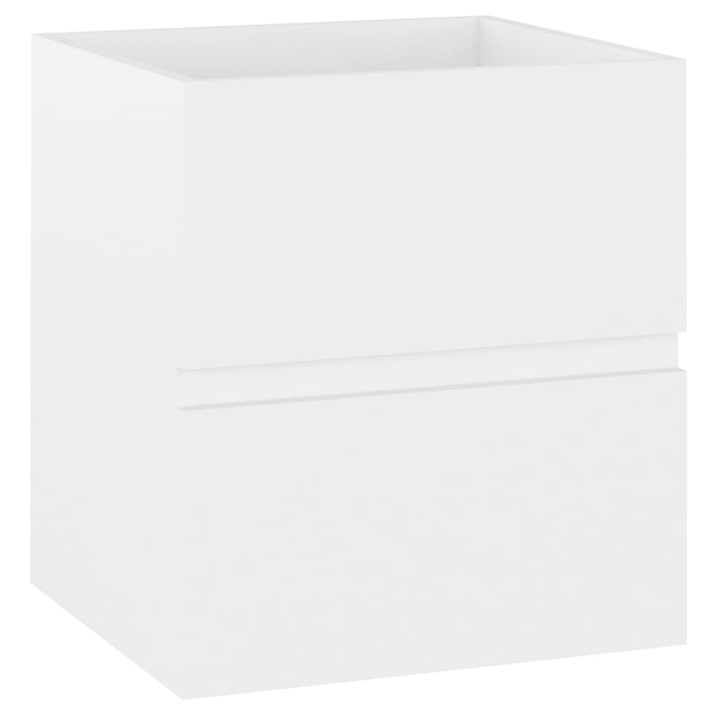 vidaXL Sink Cabinet | White | Engineered wood | Sink Cabinet | Rectangular