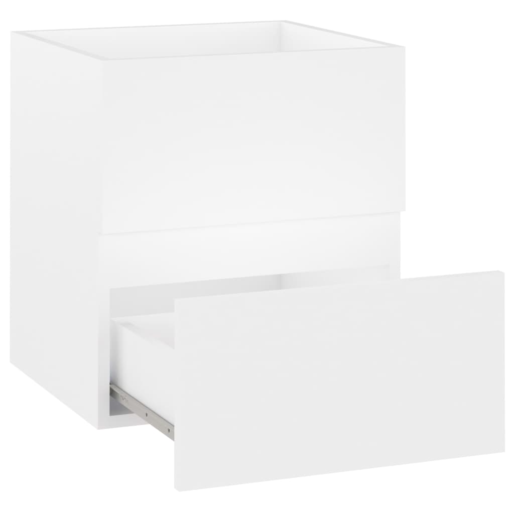 vidaXL Sink Cabinet | White | Engineered wood | Sink Cabinet | Rectangular