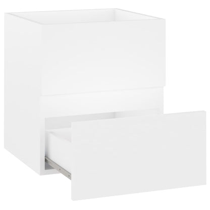 vidaXL Sink Cabinet | White | Engineered wood | Sink Cabinet | Rectangular
