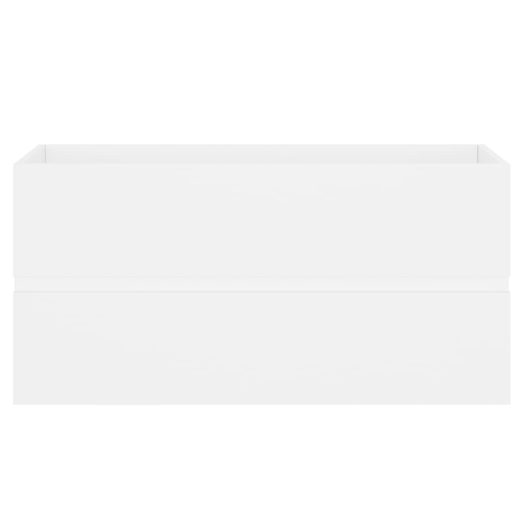 vidaXL Sink Cabinet | White | Engineered Wood | 90x38.5x45 cm | Sink Cabinet