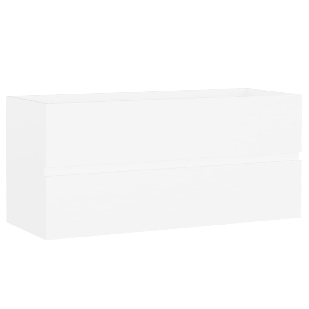vidaXL Sink Cabinet | White | Engineered wood | Medium | Sink Cabinet