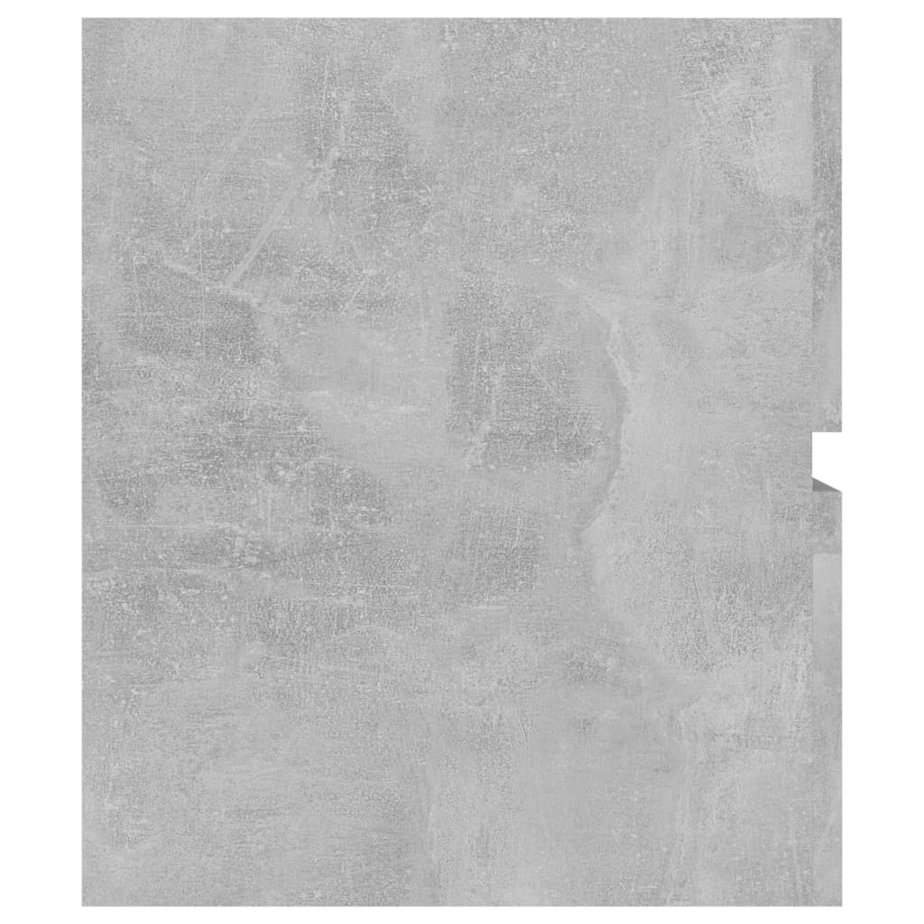 vidaXL Sink Cabinet | Concrete grey | Engineered wood | 100x38.5x45 cm