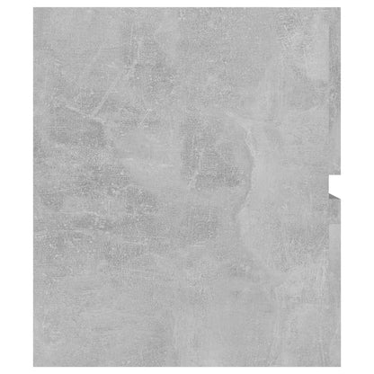 vidaXL Sink Cabinet | Concrete grey | Engineered wood | 100x38.5x45 cm