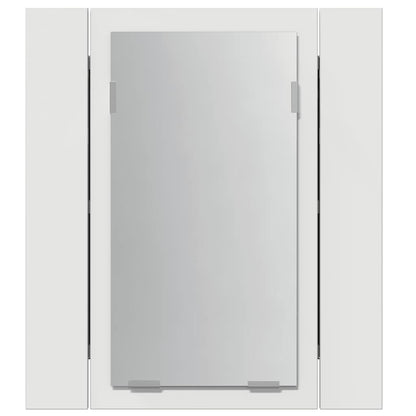 vidaXL LED Bathroom Mirror Cabinet White 40x12x45 cm Acrylic