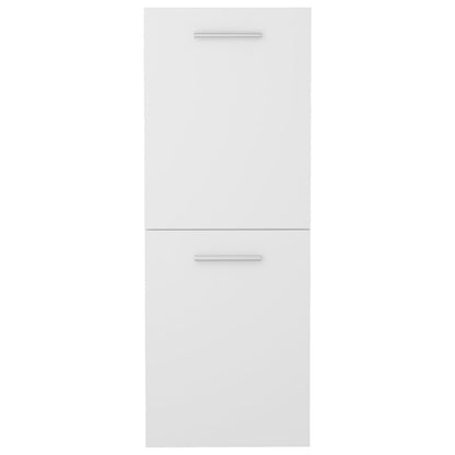vidaXL Bathroom Cabinet White 30x30x80 cm Engineered Wood
