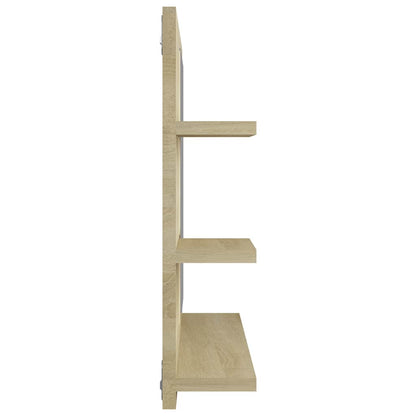 vidaXL Bathroom Mirror Sonoma Oak 60x10.5x45 cm Engineered Wood