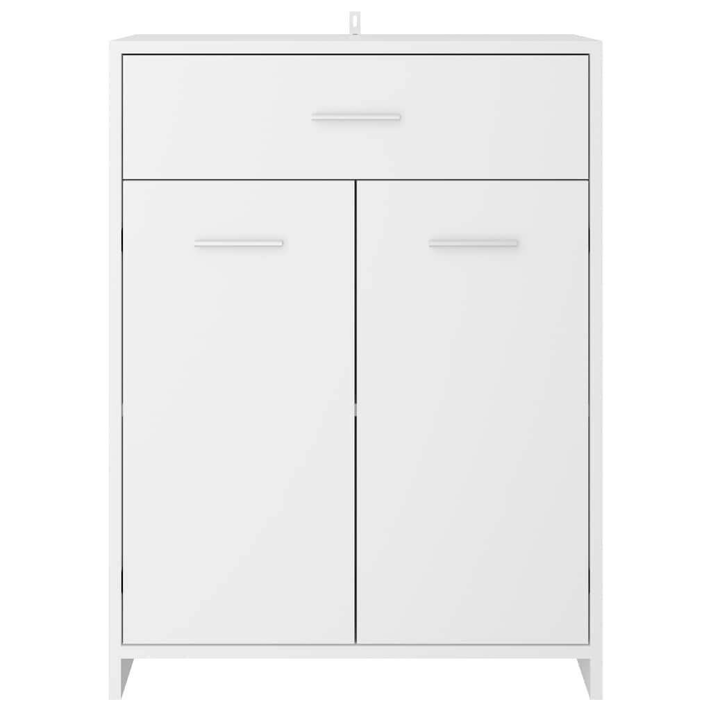 vidaXL Bathroom Cabinet White 60x33x80 cm Engineered Wood
