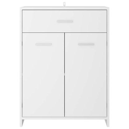 vidaXL Bathroom Cabinet White 60x33x80 cm Engineered Wood