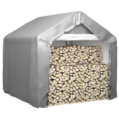 148633 vidaXL Storage Tent Grey 180x180 cm Galvanised Steel