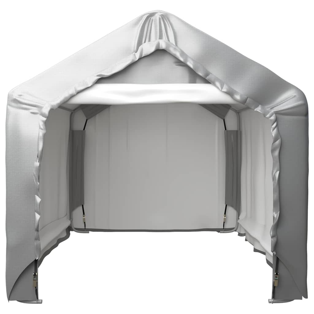 148633 vidaXL Storage Tent Grey 180x180 cm Galvanised Steel