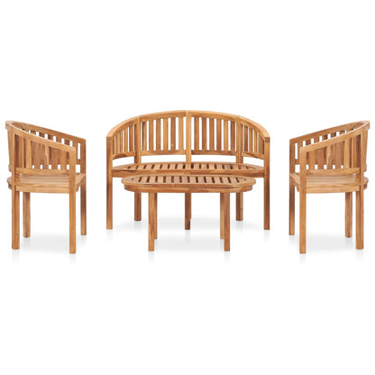 vidaXL Garden Lounge Set | Teak | Fine sanded teak hardwood | Standard | Durable